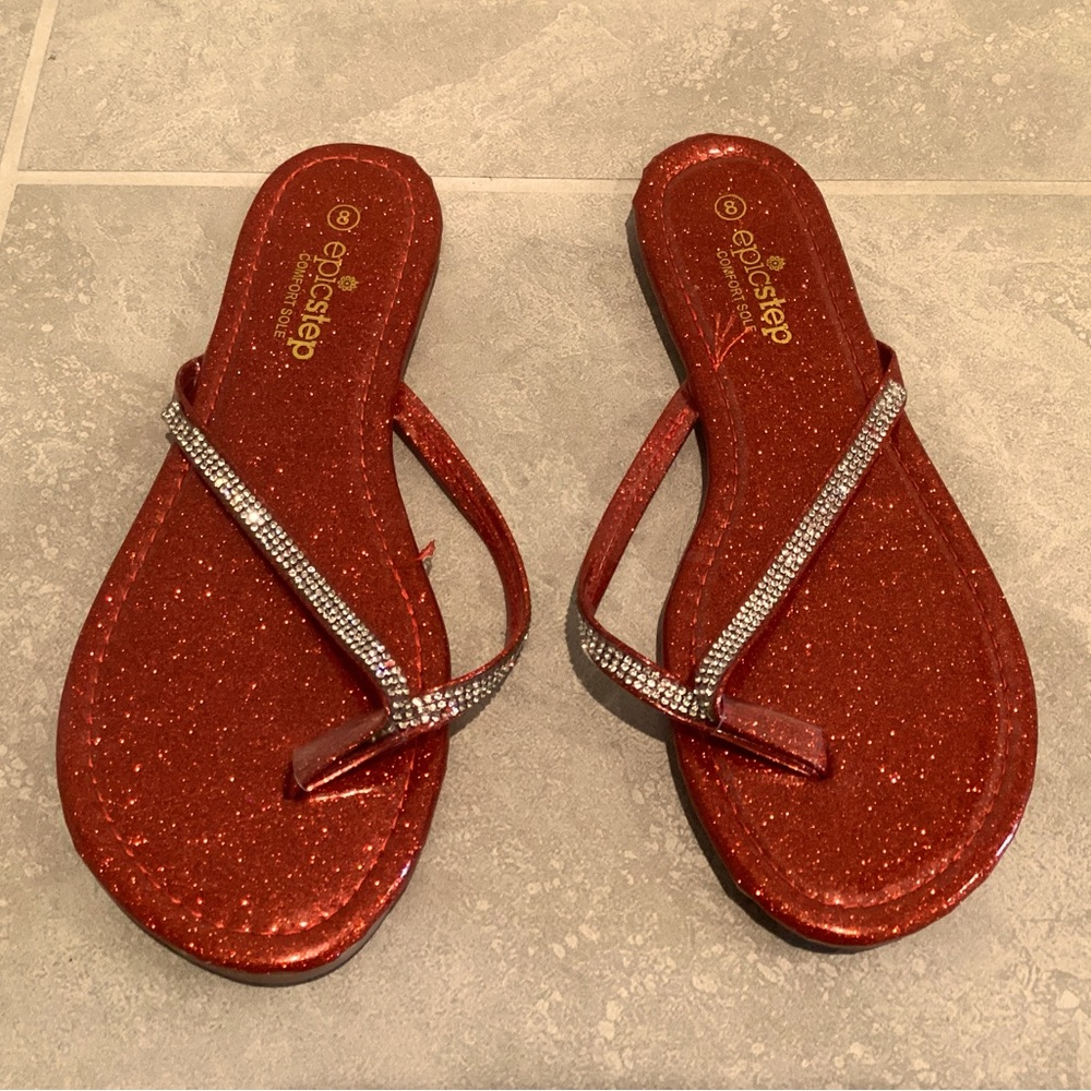 NWOT Epic Step Comfort Sole Summer Slippers